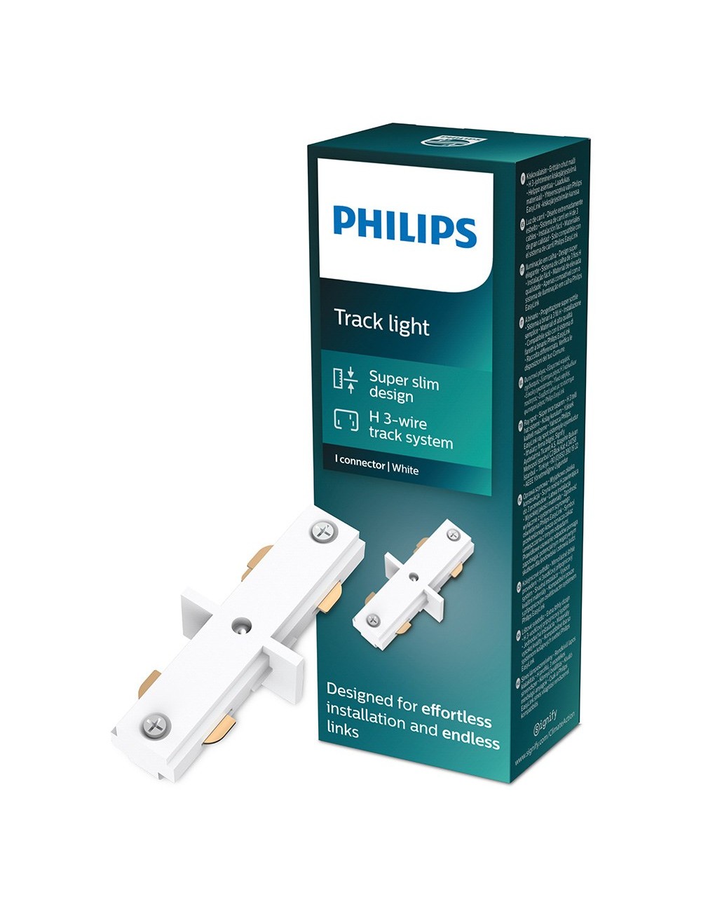 Conector recto easylink, blanco