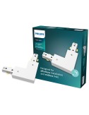 Conector en l sentido horario easylink, blanco