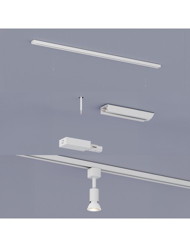 Conector en l sentido horario easylink, blanco