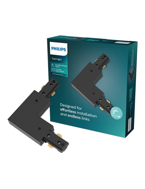 Conector en l sentido antihorario easylink, negro