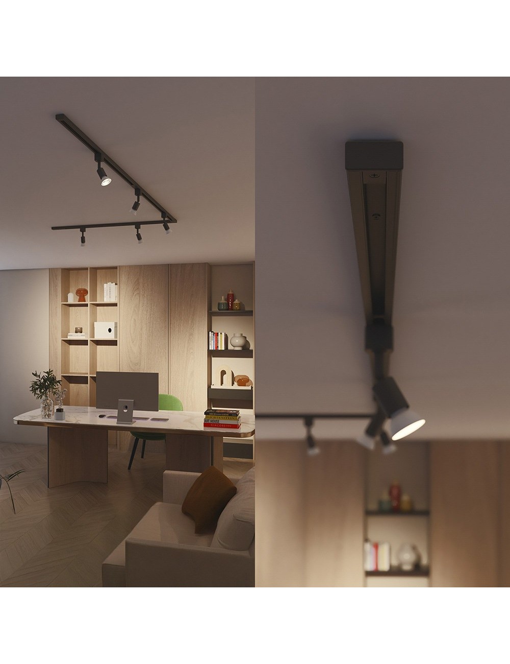 Conector en l sentido antihorario easylink, negro