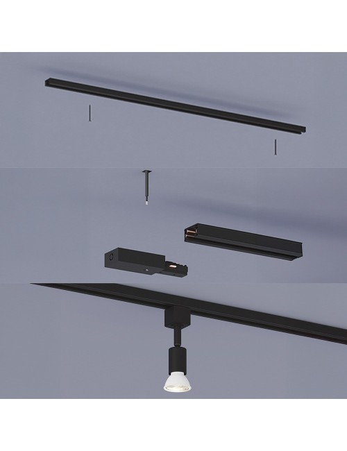 Conector en l sentido antihorario easylink, negro