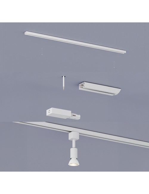 Conector en l sentido antihorario easylink, blanco