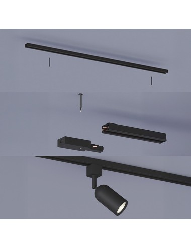 Conector en t easylink, negro