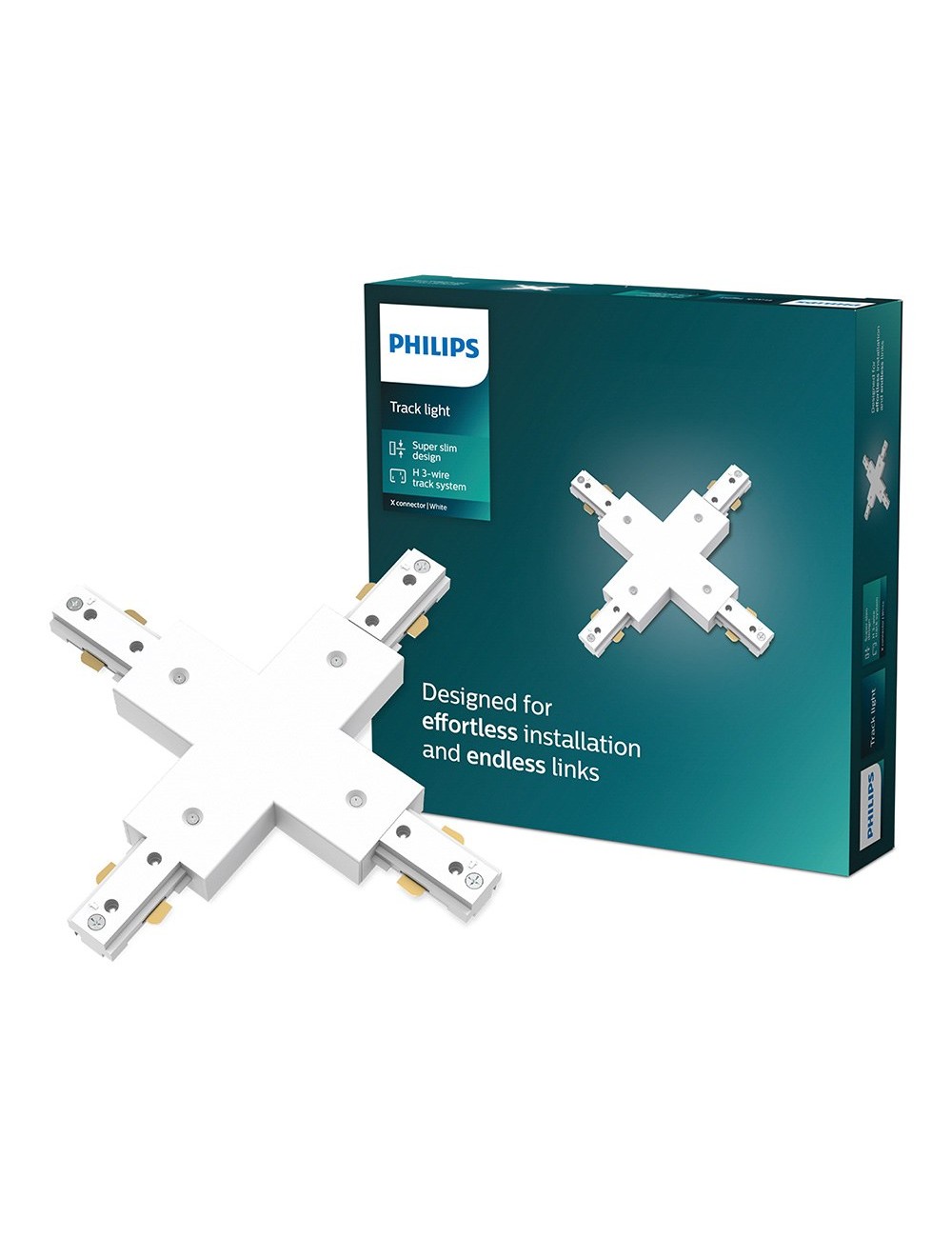 Conector en x easylink, blanco