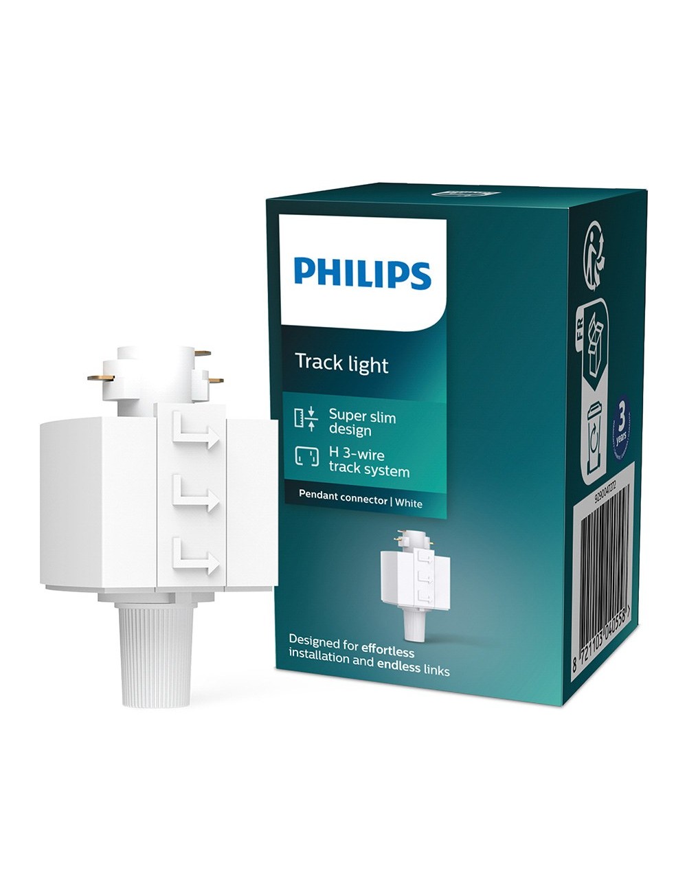 Conector easylink para lámpara suspendida, blanco