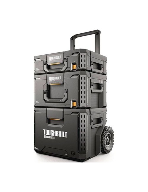 Caja de herramientas con ruedas stacktech, 3 piezas, 56 x 50 x 83 cm