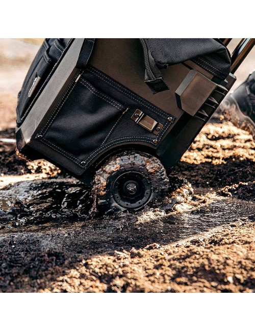 Bolsa de herramientas massive mouth l con ruedas, con sistema cliptech, 36,8 x 35,5 x 49,5 cm