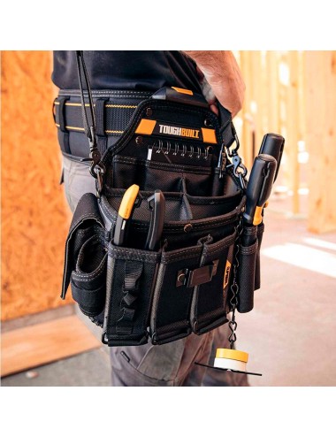 Bolsa maestro electricista con correa de hombro cliptech, 30 x 14 x 34 cm