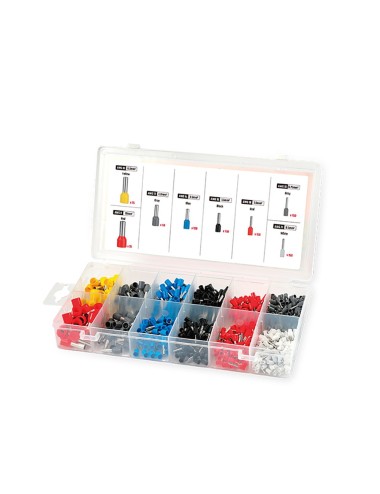 Caja punteras para cables, juego 800 piezas