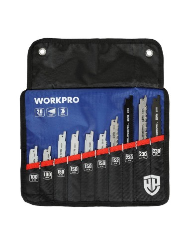 Hojas de sierra sable mixtas 10+10, juego 20 piezas