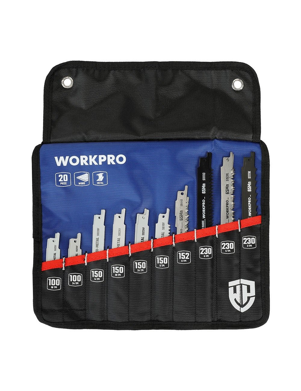 Hojas de sierra sable mixtas 10+10, juego 20 piezas