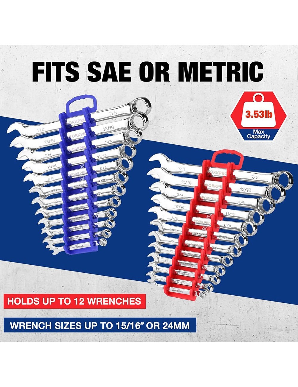 Soporte magnético para llaves, forma de tira, 12 posiciones, 280 x 56 x 45 mm