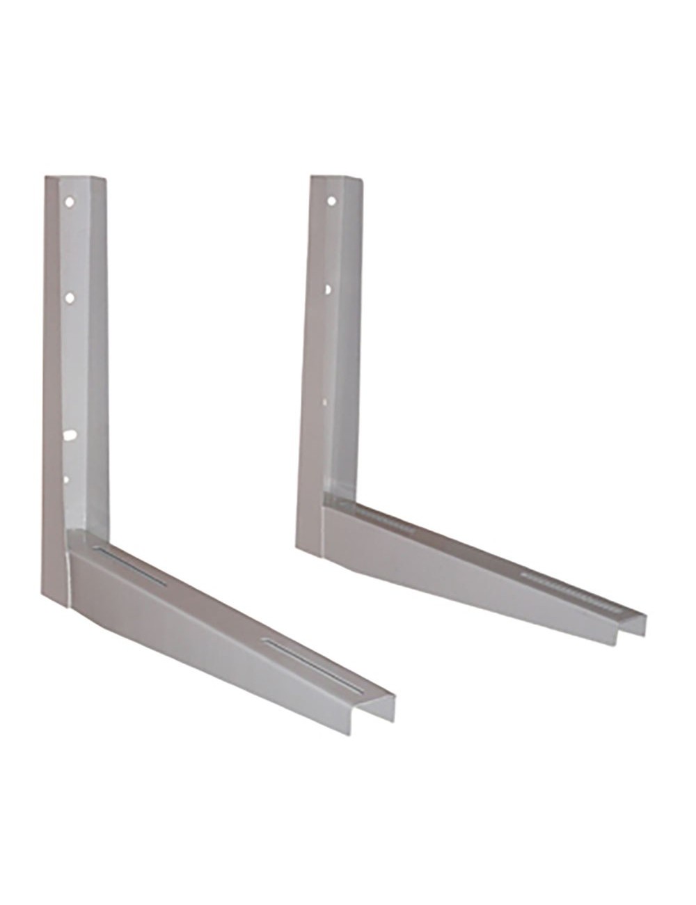 Soporte climatización de acero galvanizado 45 x 45 x 5 cm, espesor 1,5 mm