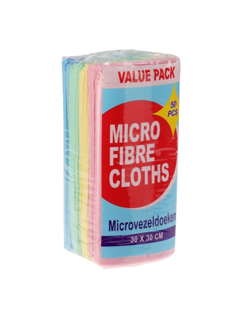Paño de microfibra, 30 x 30 cm, 50 uds