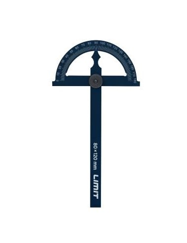 TRANSPORTADOR DE ÁNGULOS ALUMINIO - 80x120mm