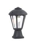 Farol sobremuro disma/giampy, transparente, e27, negro, ø210 x 330 mm