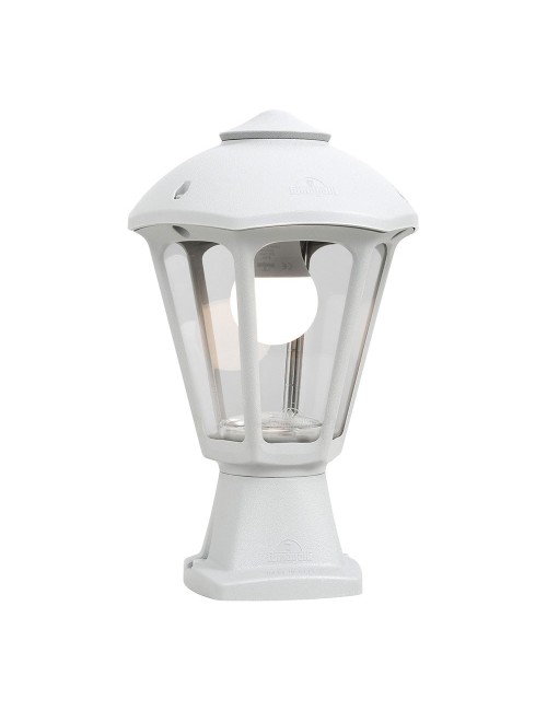 Farol sobremuro disma/giampy, transparente, e27, blanco, ø210 x 330 mm