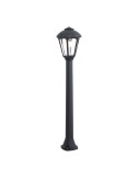 Farol baliza con poste giaffa/giampy, e27, negro, ø210 x 995 mm
