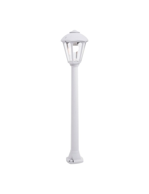 Farol baliza con poste giaffa/giampy, e27, blanco, ø210 x 995 mm