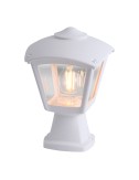 Farol sobremuro disma/roby, transparente, e27, blanco, 195 x 195 x 290 mm