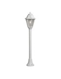 Farol baliza con poste mizar/anna, transparente, e27, blanco, ø220 x 1100 mm