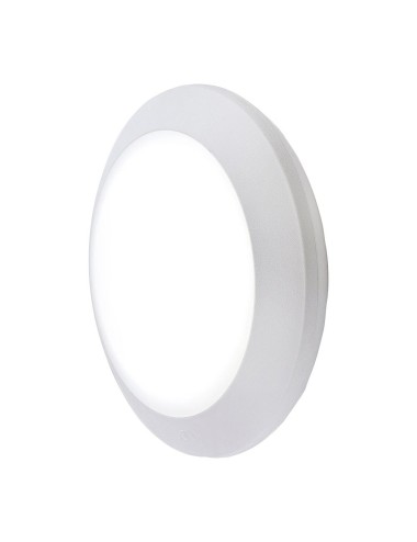 Plafón superficie redondo berta, translúcido, e27, blanco, ø275 x 80 mm