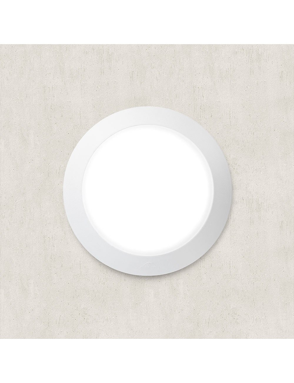 Plafón superficie redondo berta, translúcido, e27, blanco, ø275 x 80 mm