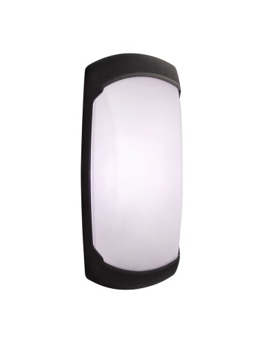 Aplique ovalado francy-op, translúcido, e27, negro, 300 x 85 x 130 mm