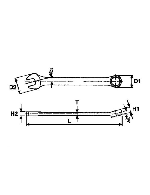 LLAVE COMBINADA 25MM 600525