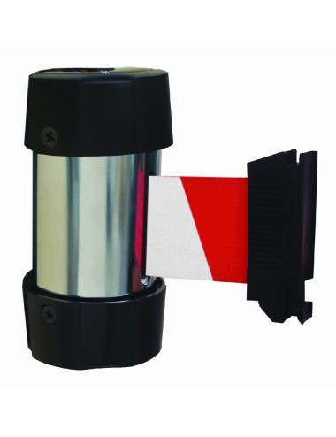 ENROLLADOR MURAL CINTA ROJO/BLANCO 2 MT. RW20RB