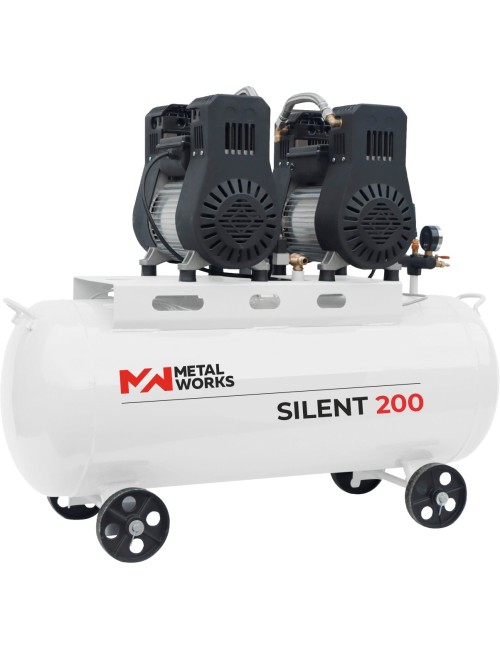 COMPRESOR SILENT 200 SILENCIOSO SIN ACEITE 200l.