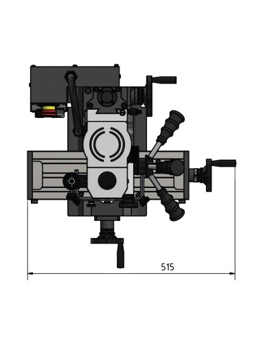 FRESADORA MH15V 230V VARIADOR 1Ph - MK2 with fine feeder