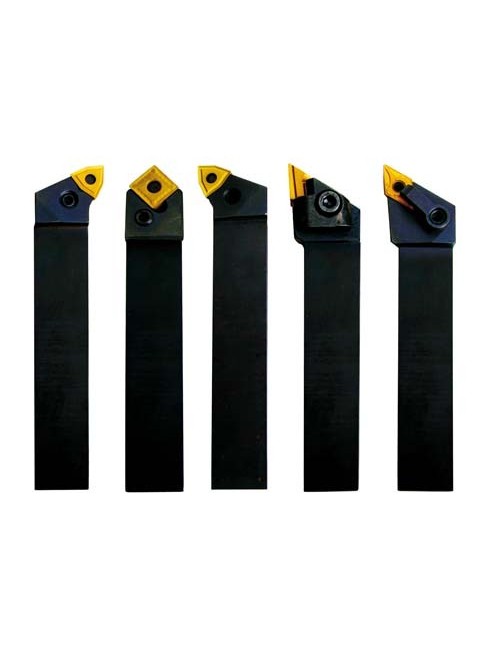 JUEGO CUCHILLAS 5 PZAS. HM 25 MM 25mm, juego de 5 unidades