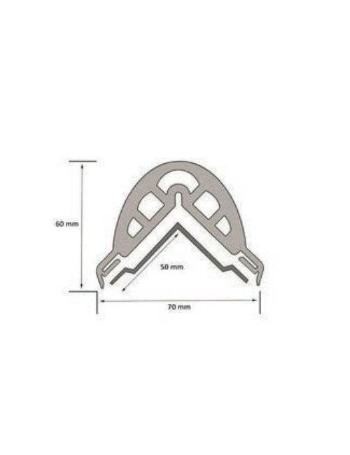 Protector de Goma con Perfil de Aluminio  RQR114NJ