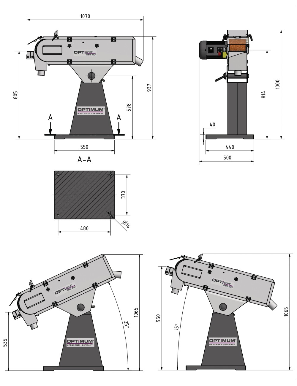 LIJADORA OPTI GBS150