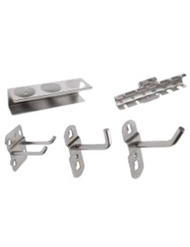JUEGO SOPORTES HERRAM. P/PANEL 5 P. Juego de 5 soportes