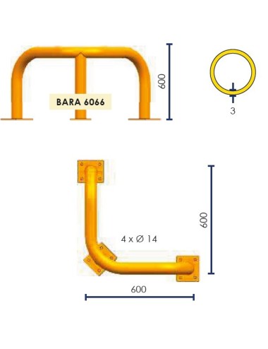 Barrera de Protección BARA6066NJ
