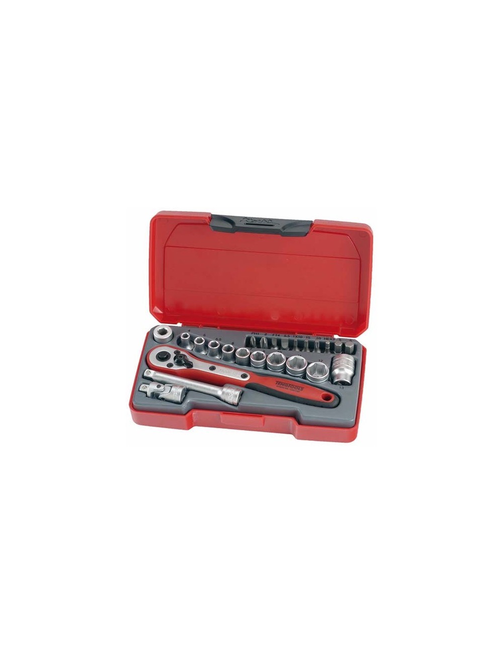 Juego de Llaves de Vaso 1/4" T1424 - 24 Piezas