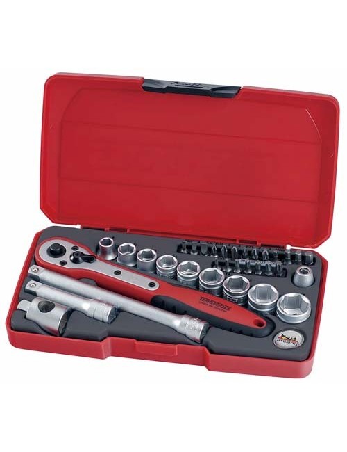 Juego de Llaves de Vaso 3/8"  T3834 - 34 Piezas