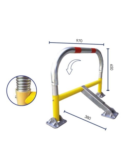 BARRERA DE PARKING   STOPCRASH Ø60-970X650