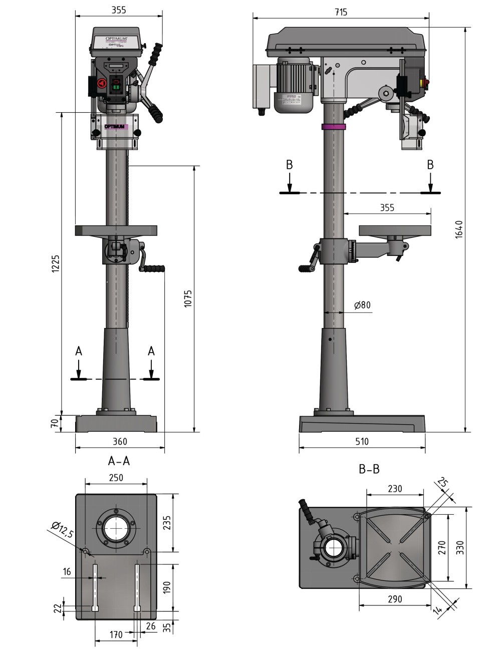 TALADRO OPTIdrill D 23PRO - 400V 3Ph