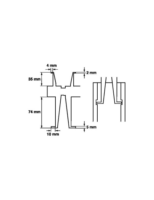 Pie de Rey Vernier de Interiores y Exteriores 9 - 150 mm