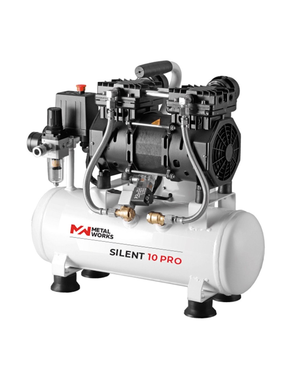 COMPRESOR SILENT 10 PRO - SIN ACEITE 10l
