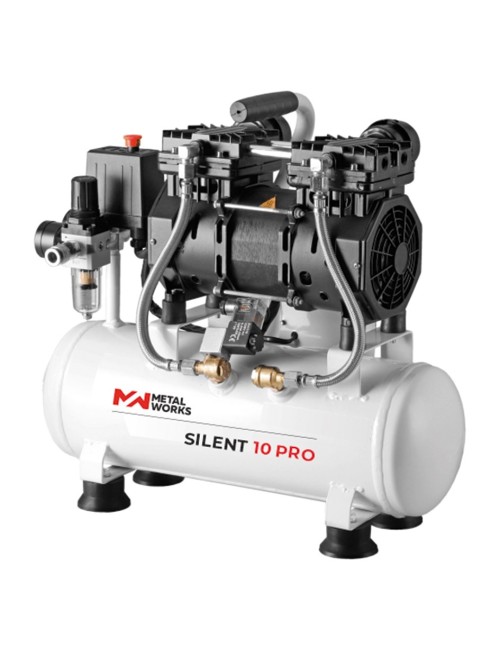 COMPRESOR SILENT 10 PRO - SIN ACEITE 10l