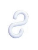 ENGANCHE BLANCO CADENA PLAST SR2007W 6 MM. BOLSA 50P.