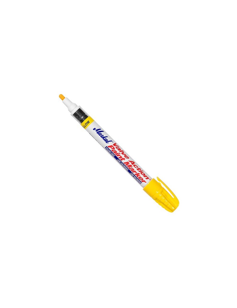 Marcador de Pintura Líquida Indeleble  Valve Action Amarillo