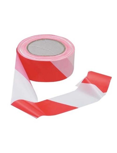 CINTA DE BALIZAMIENTO 100M BLANCO/ROJO. RSNA01RB