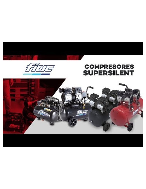 COMPRESOR SUPERSILENT 50/2 - SIN ACEITE 50l